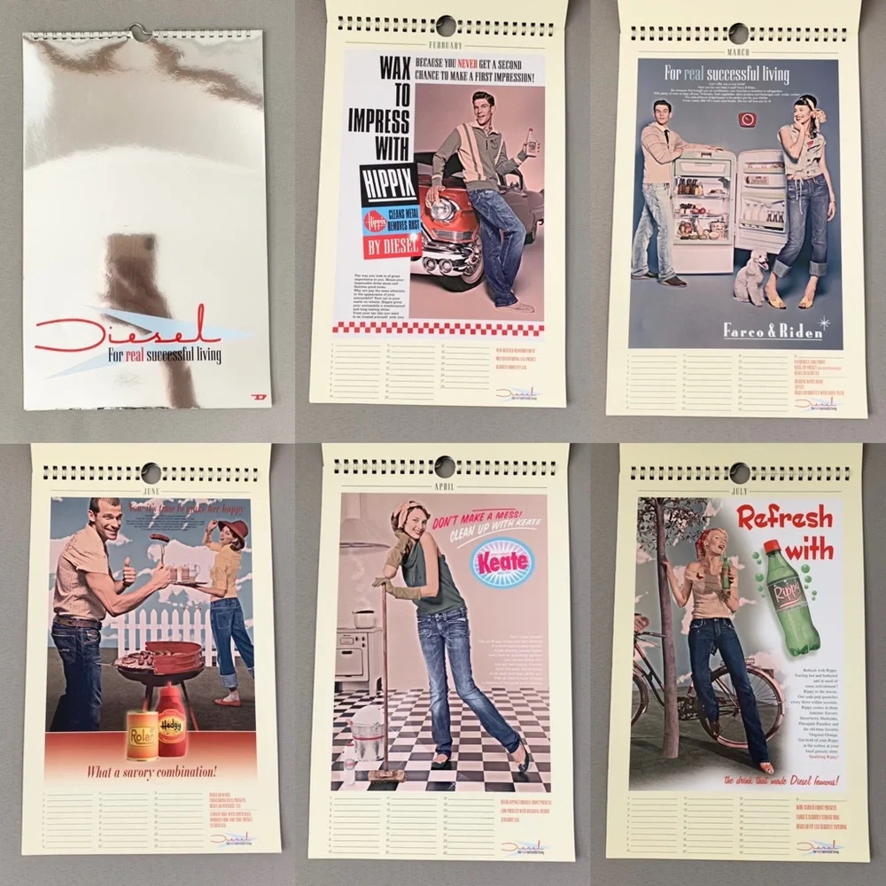 Retro diesel calendar rare